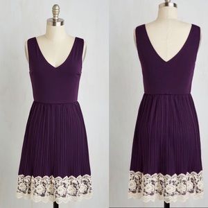 Personal Essayist Dress by ModCloth Purple 2x